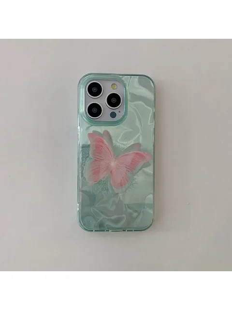 y2k Iridescent Butterfly iPhone Case