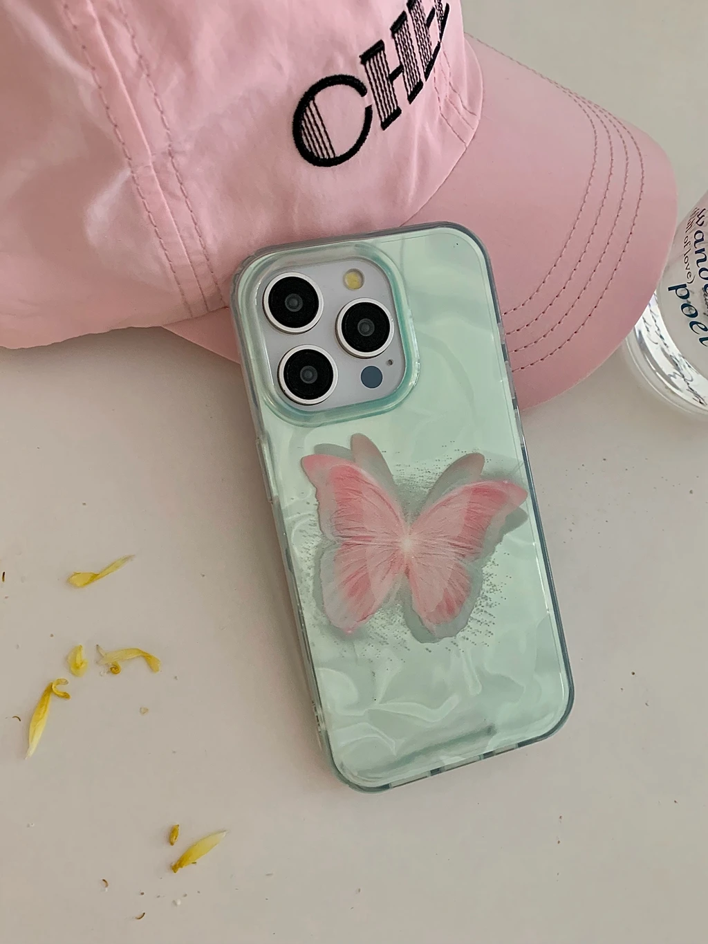 y2k Iridescent Butterfly iPhone Case