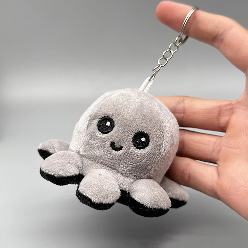 Reversible Octopus Plush Keychain (6 Colours)