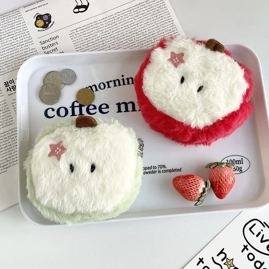 Plush Apple Coin Purse (2 Designs)