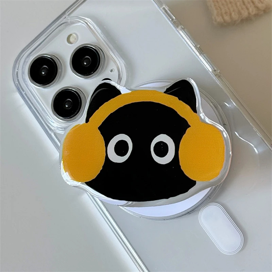 Headphone Kitty Magnetic Phone Grip