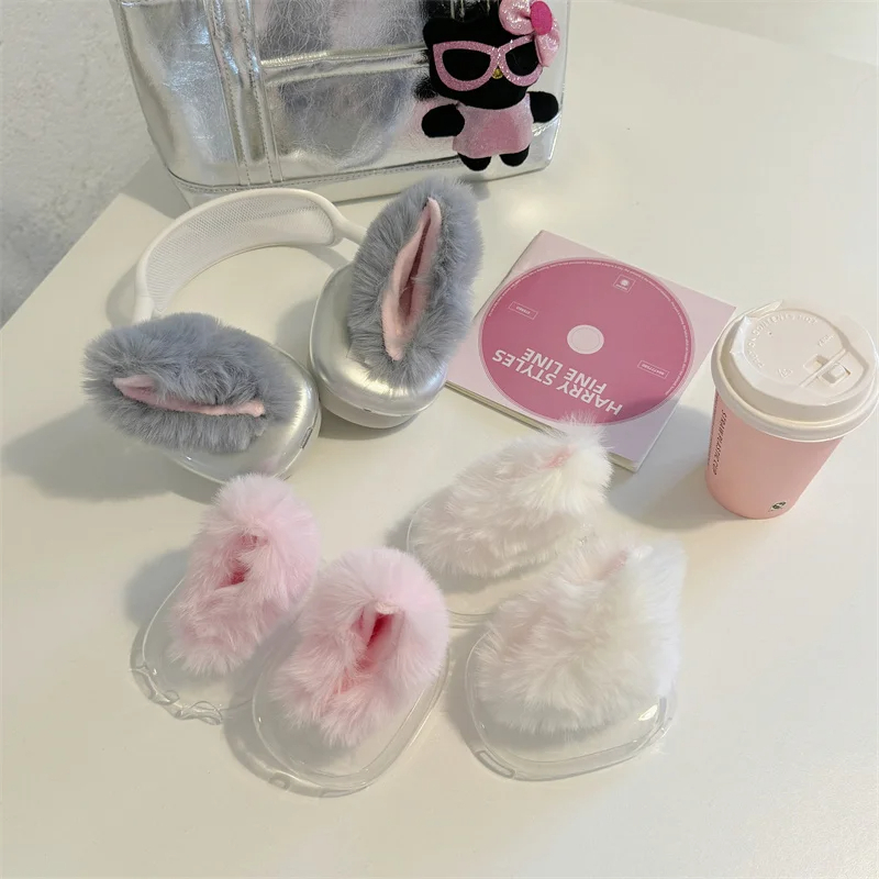 Plush Animal Ears Headphone Covers (6 Designs)