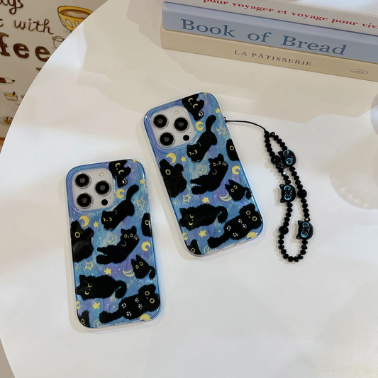 Starry Cats iPhone Case