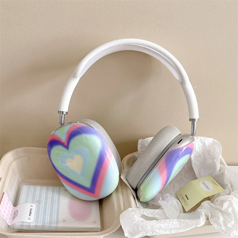 y2k Heart Headphone Covers