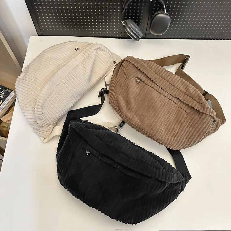 Fred Corduroy Crossbody Bag (3 Colours)