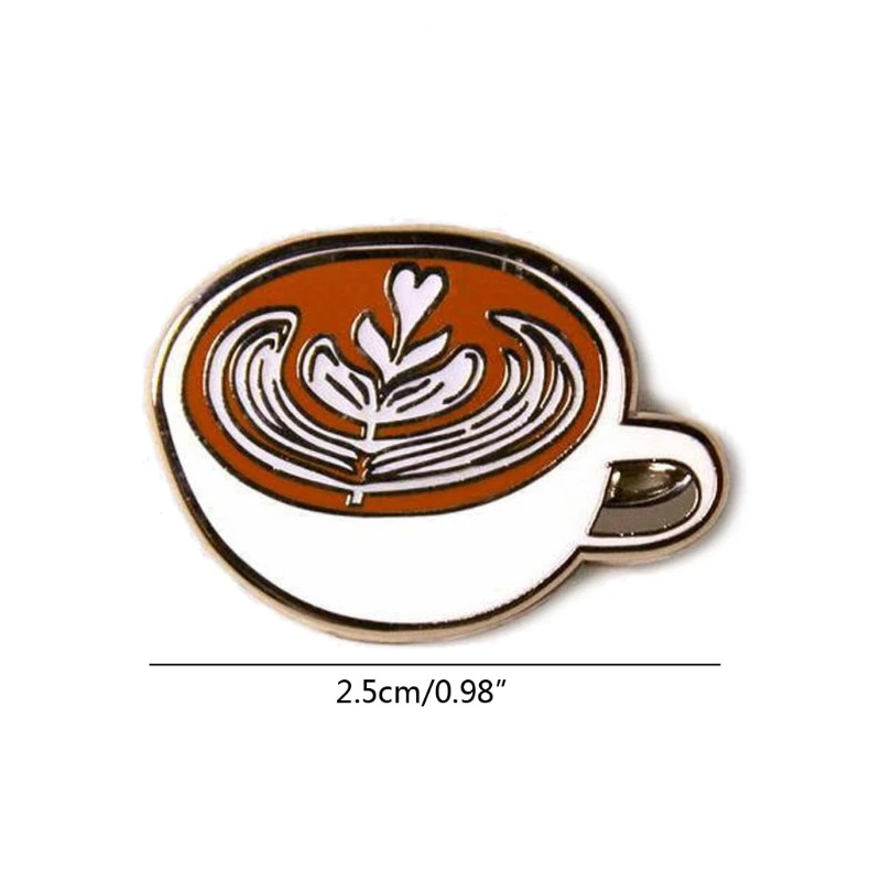 Glow in the Dark Coffee Cup Enamel Pin