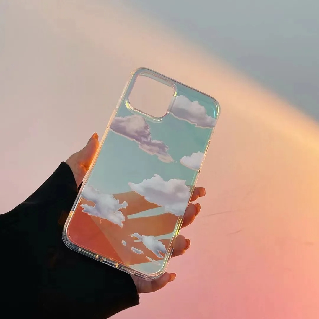 Iridescent Clouds iPhone Case