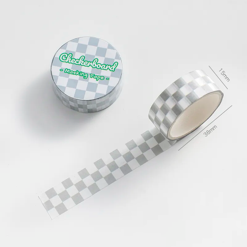 Checkerboard Pattern Masking Tape (6 Colours)