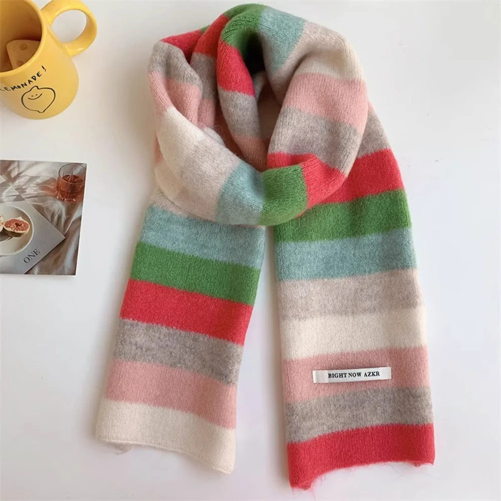 Multicolour Striped Scarf (4 Colours)