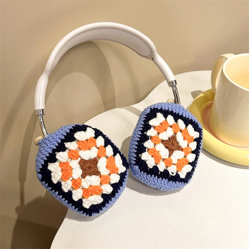 Crochet Granny Square Headphone Covers (3 Designs)