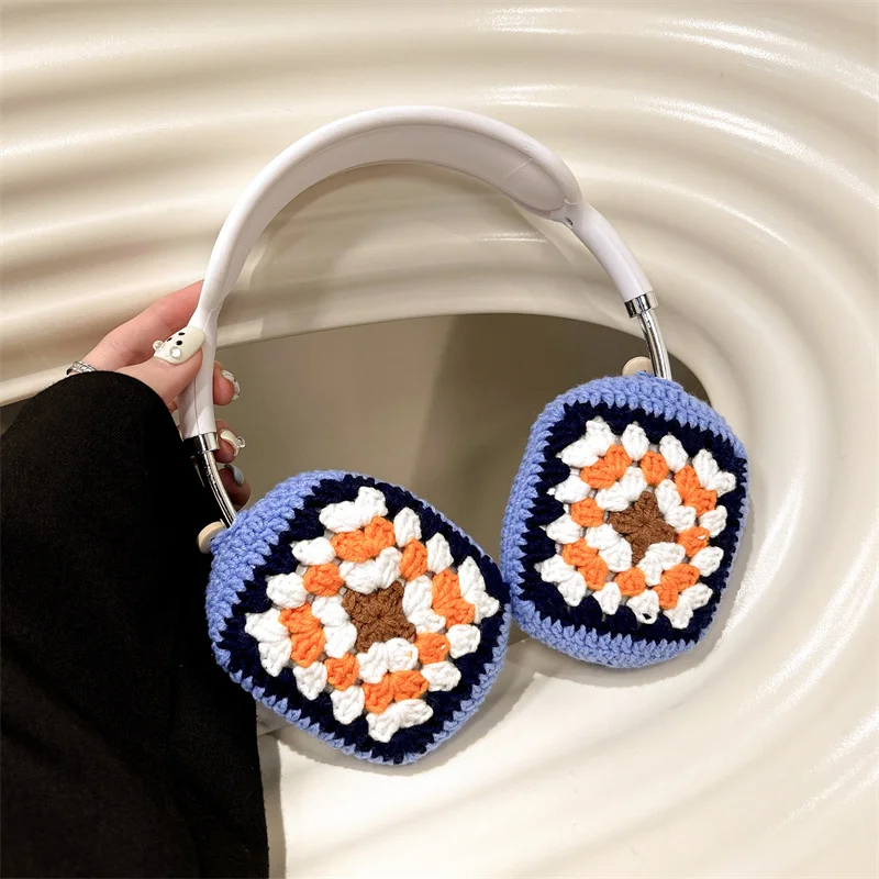 Crochet Granny Square Headphone Covers (3 Designs)