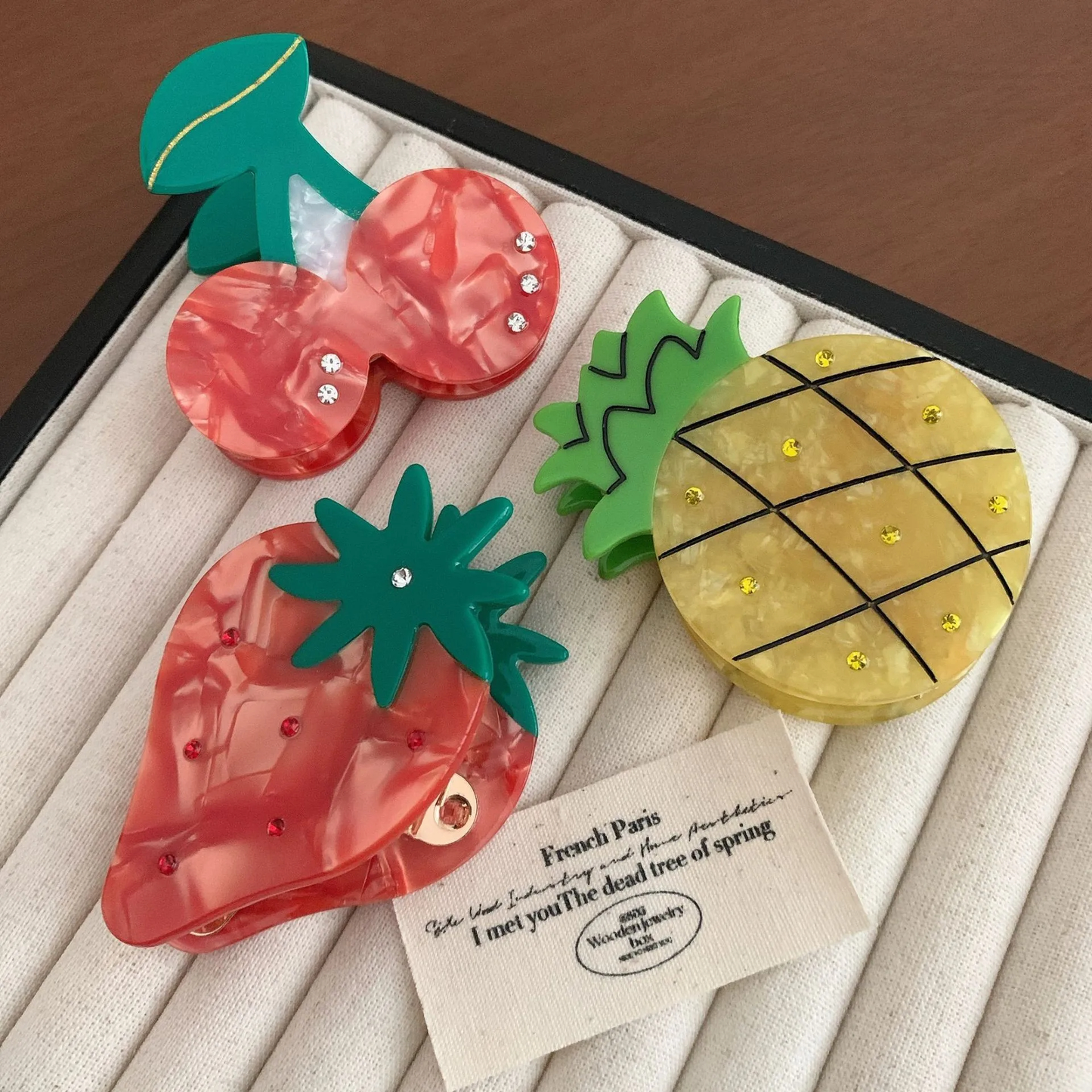 Fruit Hair Claw Clips (3 Designs)