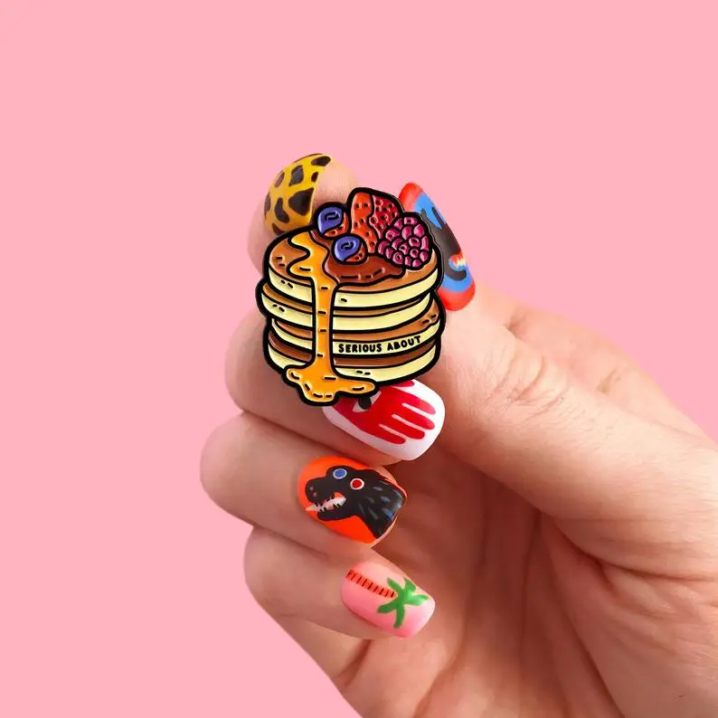 Pancake Stack Enamel Pin