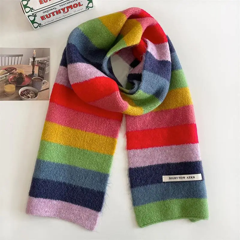 Multicolour Striped Scarf (4 Colours)