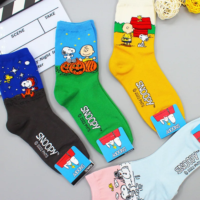 Seasonal Snoopy Crew Socks (4 Designs)