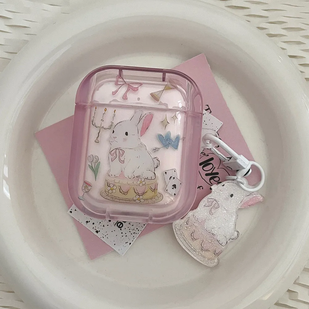 Cake Bunny AirPods Charger Case Cover