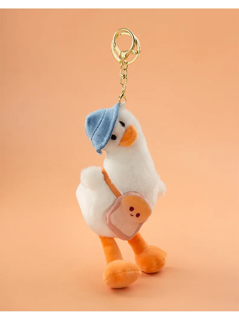 Toast Bag Ducks Plush Keychains (2 Designs)