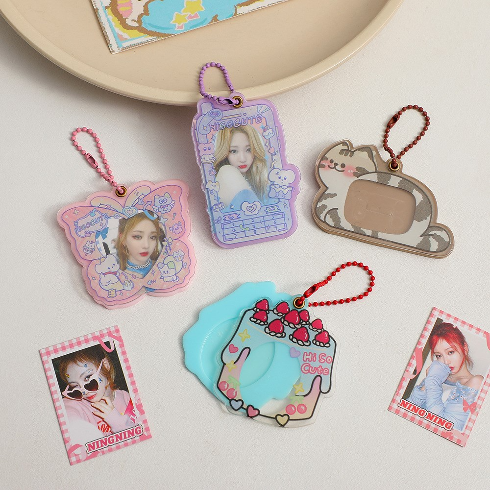 Kawaii Photo Frame Keychains (8 Designs)