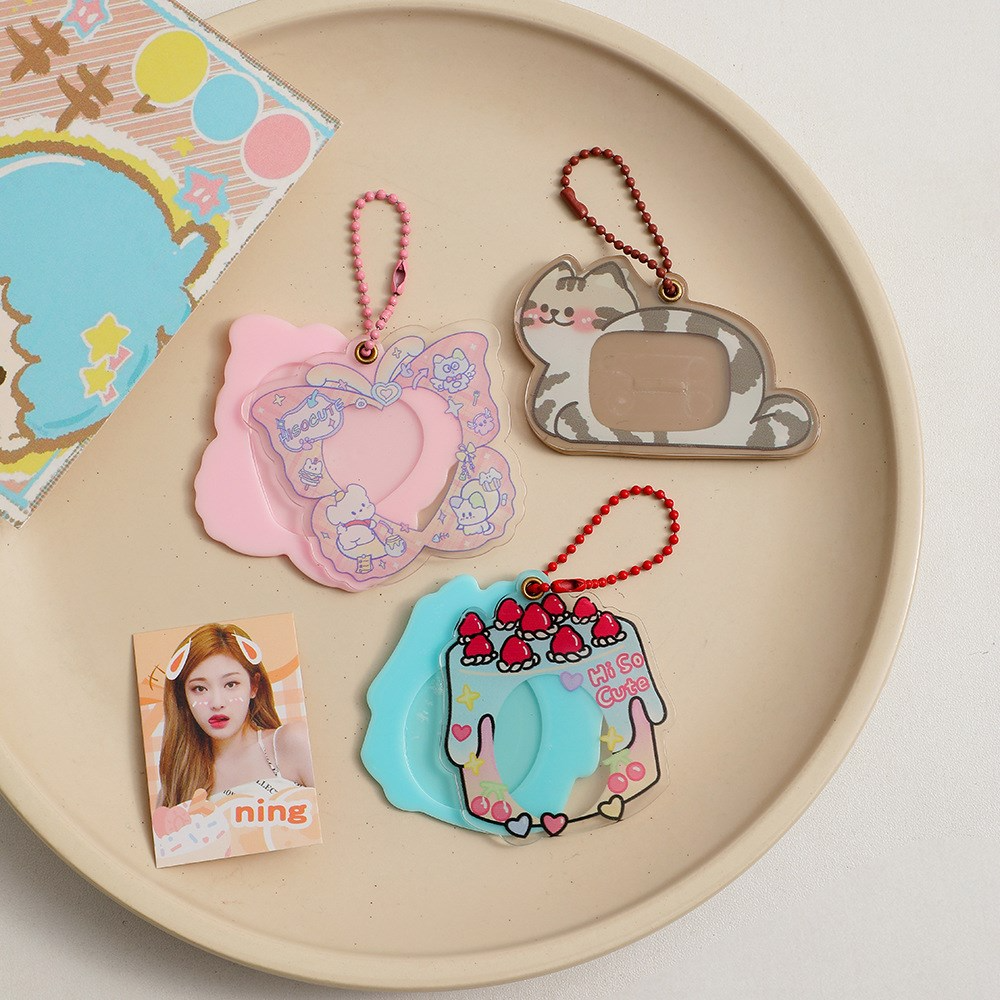 Kawaii Photo Frame Keychains (8 Designs)