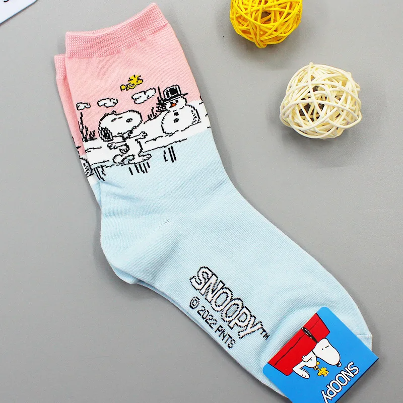 Seasonal Snoopy Crew Socks (4 Designs)