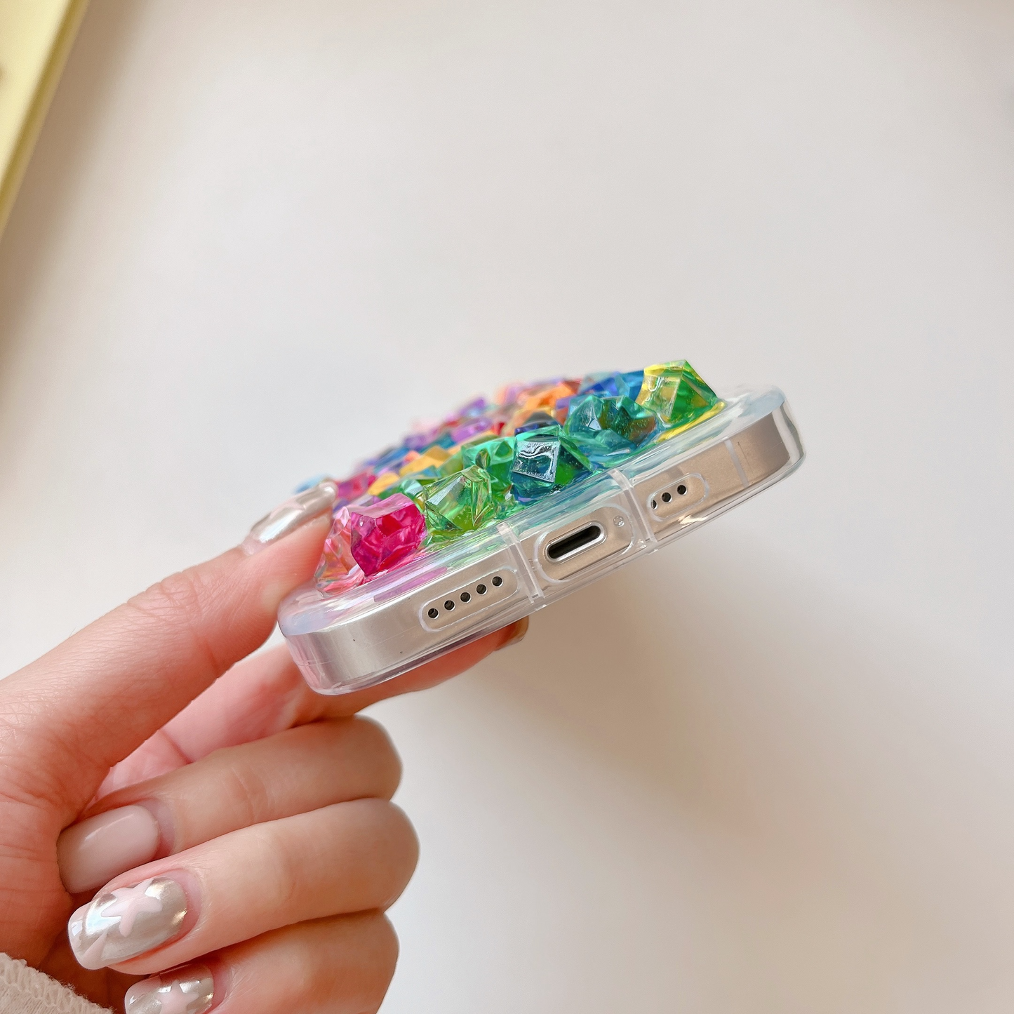 Rainbow Candy Gems iPhone Case