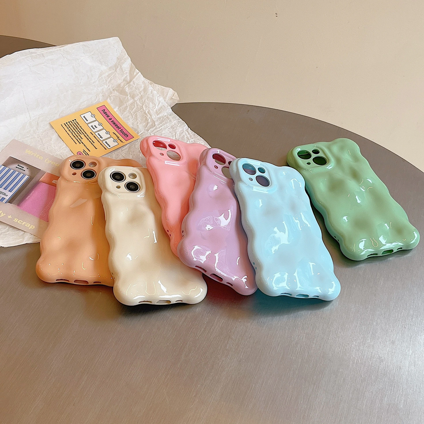 Pastel Melty y2K iPhone Case (6 Colours)