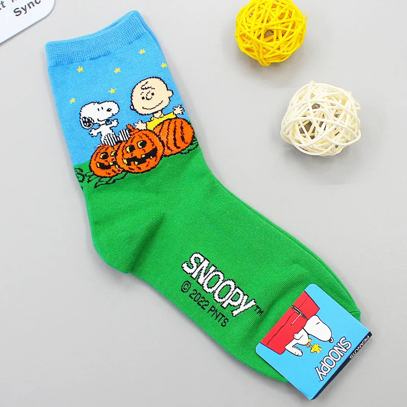 Seasonal Snoopy Crew Socks (4 Designs)