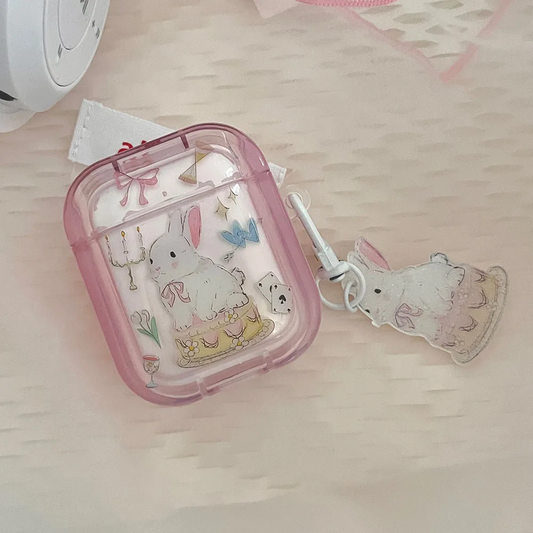 Cake Bunny AirPods Charger Case Cover