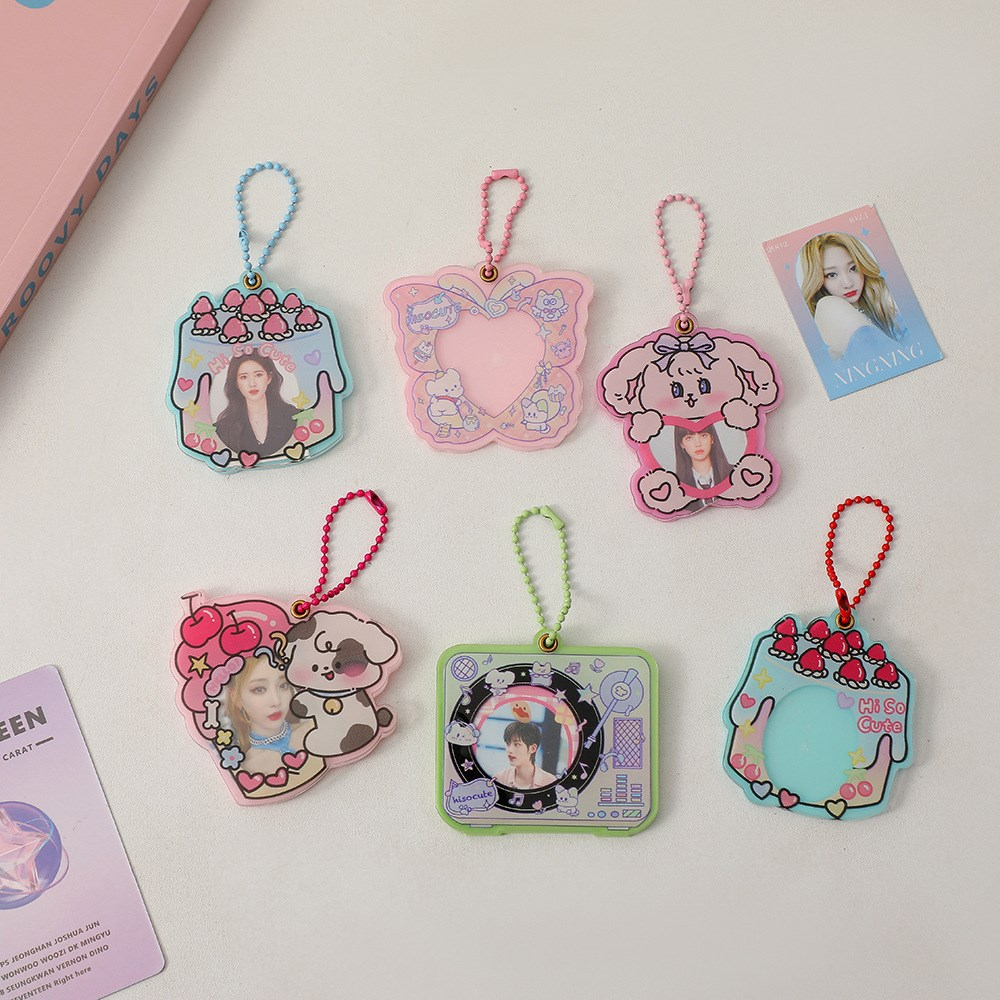 Kawaii Photo Frame Keychains (8 Designs)