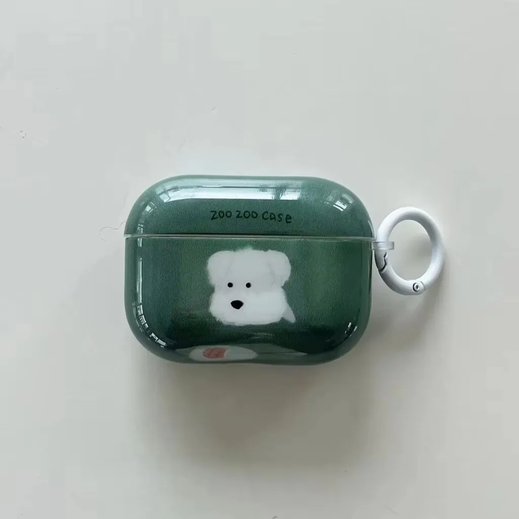 Fluffy Puppy AirPods Charger Case Cover