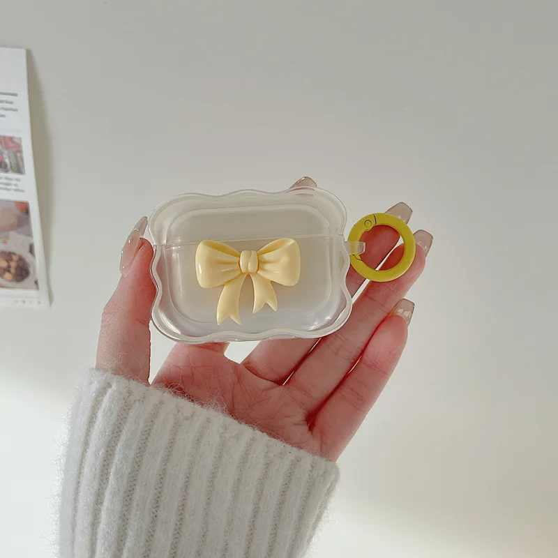 Pastel Bows AirPods Charger Case Cover (4 Colours)