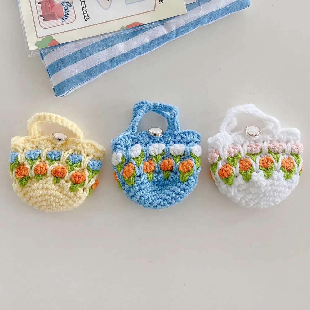 Knitted Tulip Bag AirPods Charger Case Cover (3 Colours)