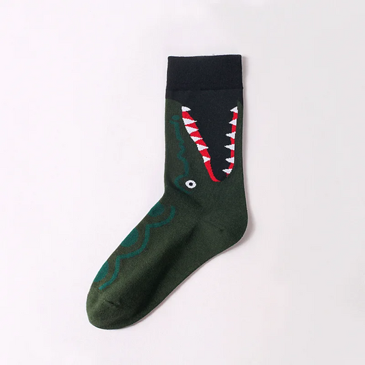 Snapping Alligator Crew Socks