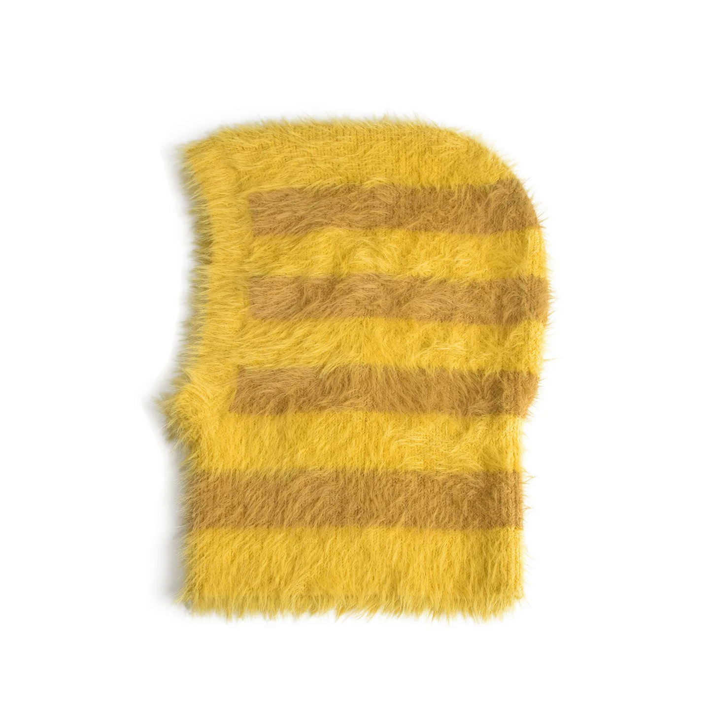 Fluffy Striped Balaclava Hat (6 Colours)