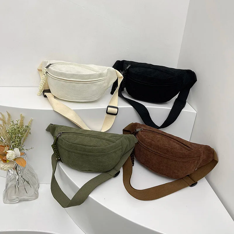 Sandy Corduroy Crossbody Bag (6 Colours)