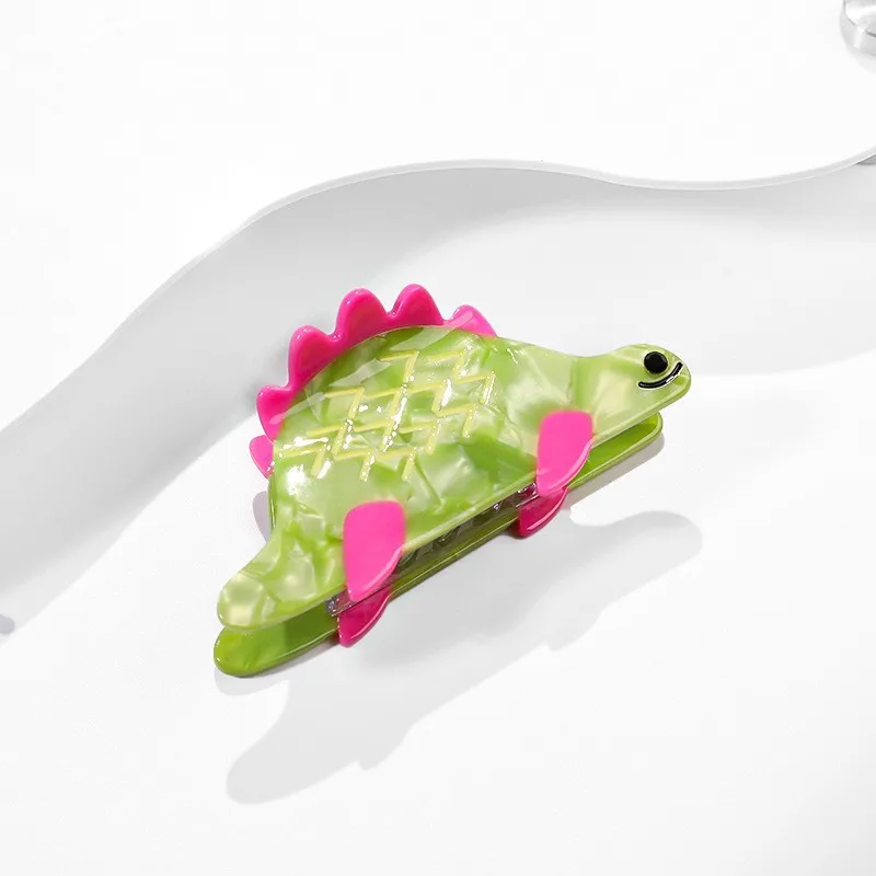 Stegosaurus Acrylic Hair Claw Clip (3 Colours)