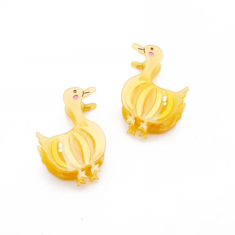 Silly Goose Acrylic Hair Claw Clip