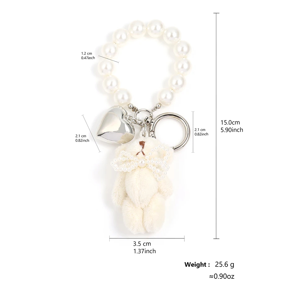 Mini Teddy Clip on Charm (5 Colours)