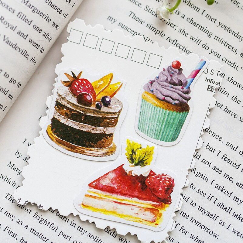 Cake Theme Sticker Set (50 Stickers)