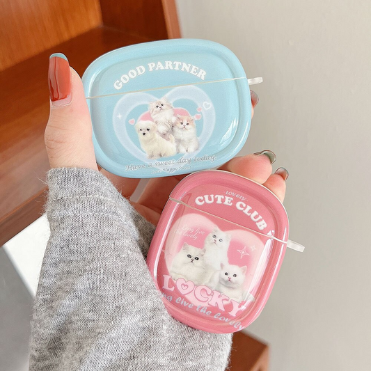 Y2k Kitten AirPods Charger Case Cover (2 Designs)