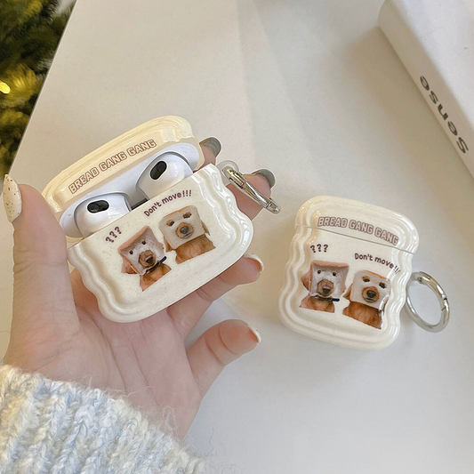 Wavy Bread Puppy Gang AirPods Charger Case Cover