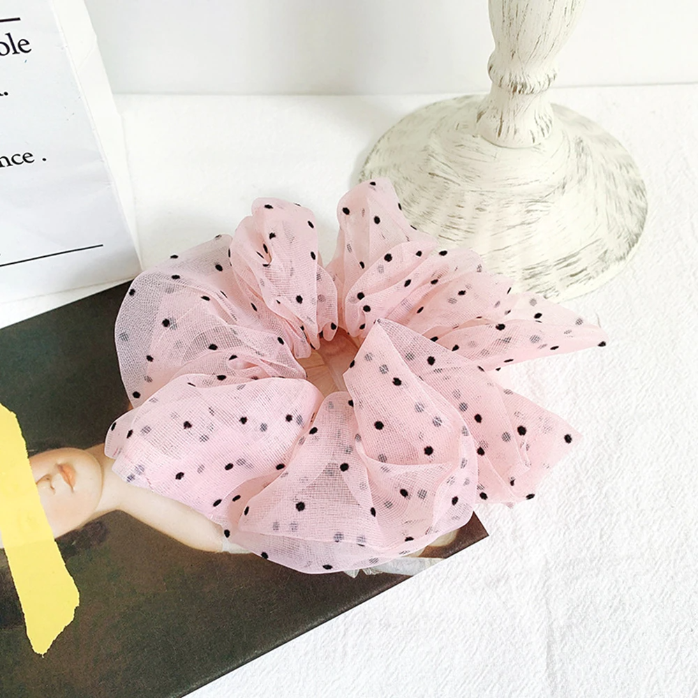 Polka Dot Sheer Scrunchie (6 Colours)