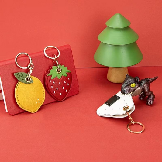 Snack Keychain with AirTag Pouch (3 Designs)