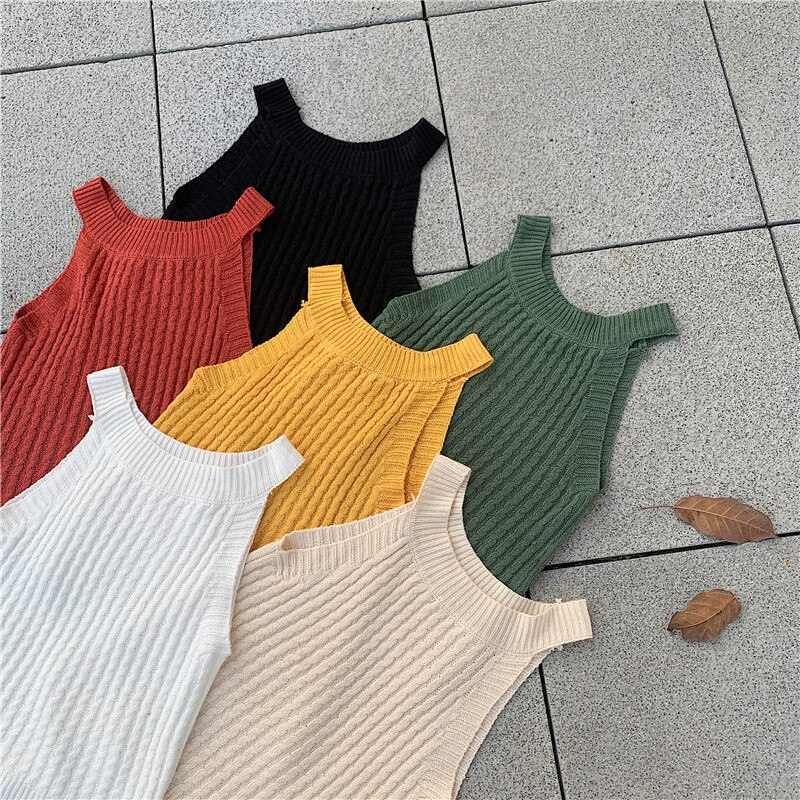 Knit Vest Top (6 Colours)