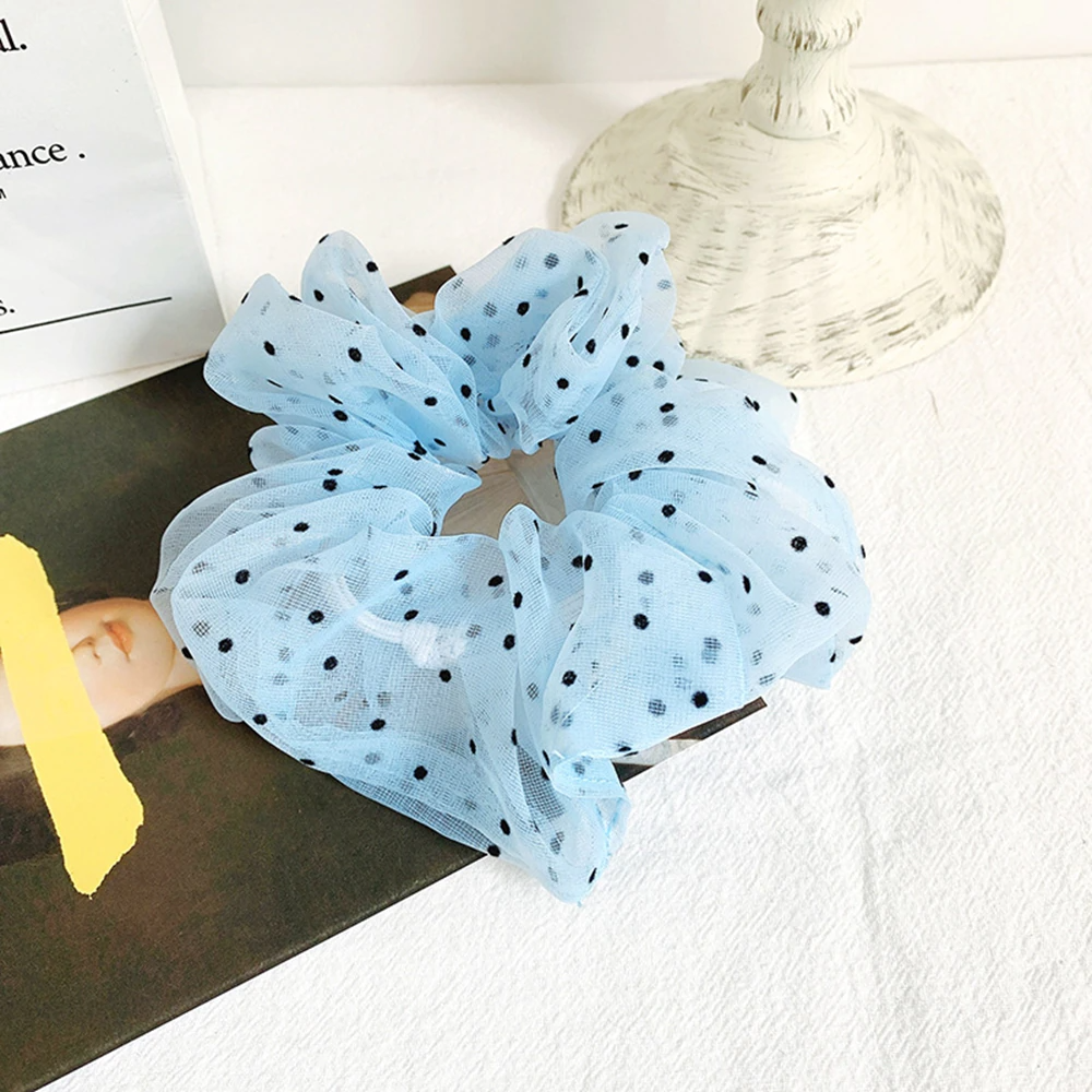 Polka Dot Sheer Scrunchie (6 Colours)