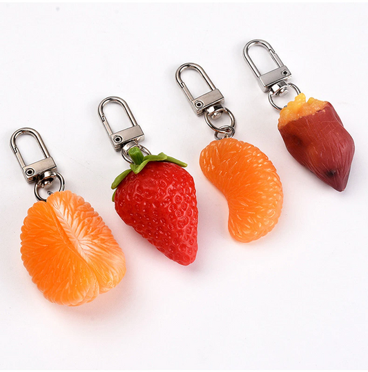 Healthy Snack Keychain (4 Designs)