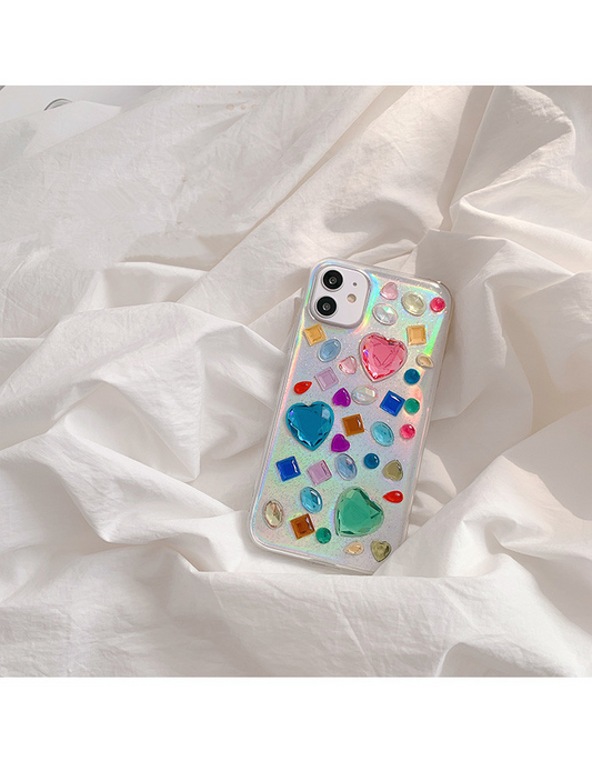 Glitter gem iPhone Case