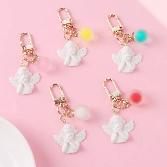 Cherub Pearl Keychain (5 Colours)