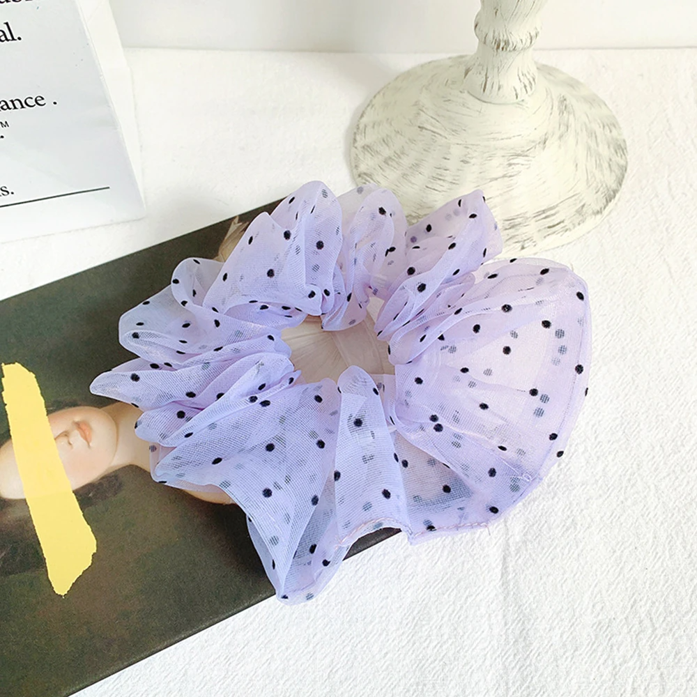 Polka Dot Sheer Scrunchie (6 Colours)