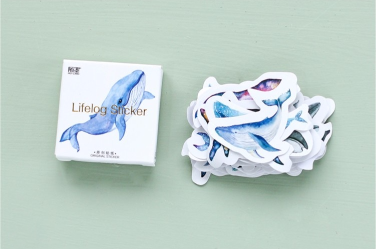 Whale Sticker Set (45 Stickers)